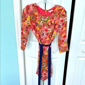 Club Monaco | EUC Like new! 100% silk patterned dress